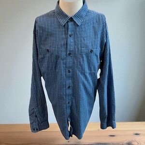 PATAGONIA Organic Cotton Plaid Shirt Size Large.